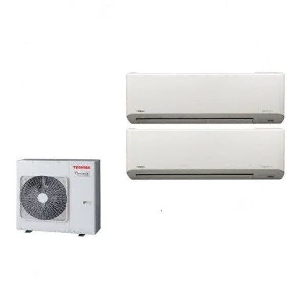 TOSHIBA 東芝 RAS-M10N4KV+RAS-M16N4KV/RAS-2M18S3AV-E 1匹+2匹 一拖二 變頻冷暖分體式冷氣機