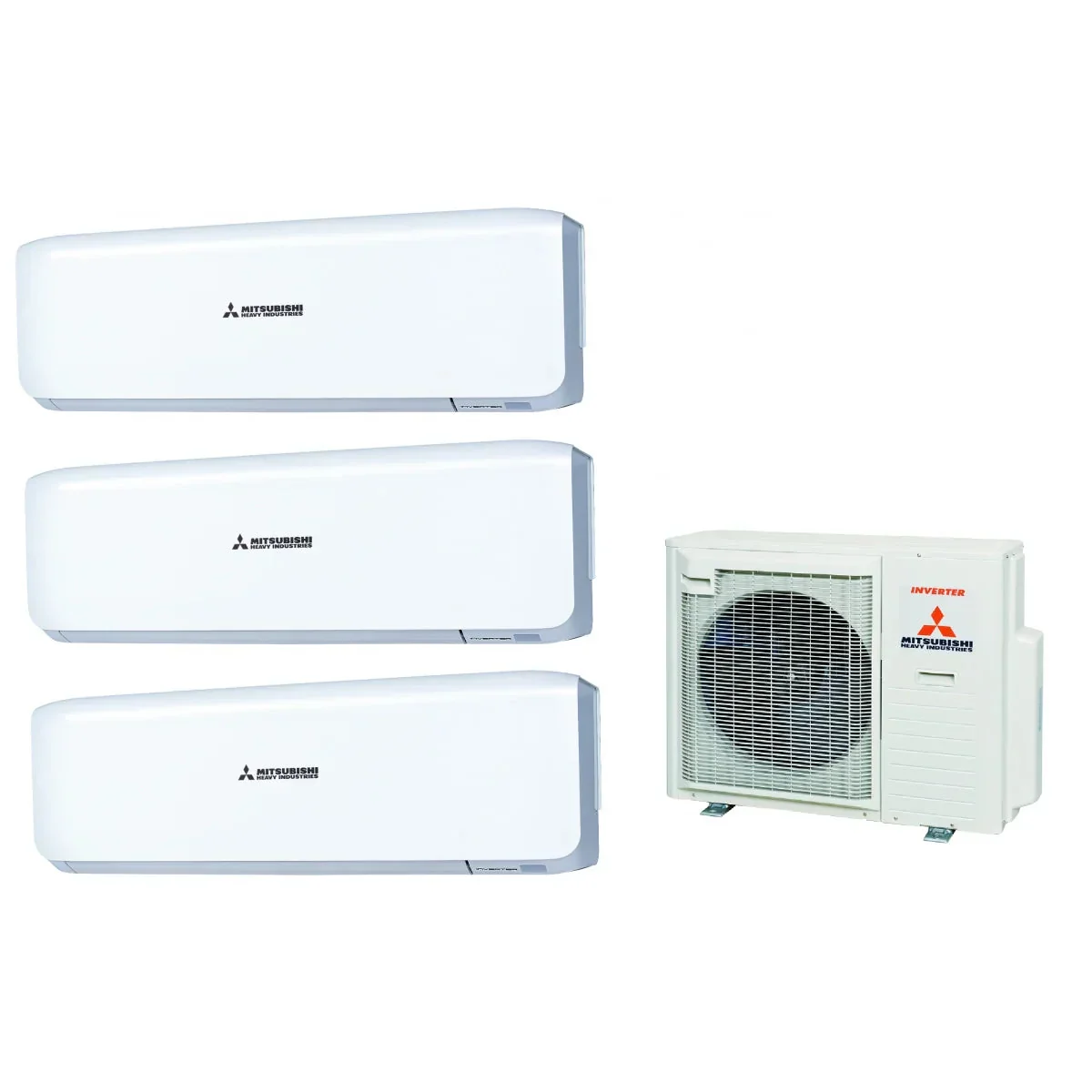 MITSUBISHI HEAVY 三菱重工 SRK35ZSx2+SRK50ZS/SCM125ZMS 一拖三 變頻冷暖 多聯式分體冷氣機