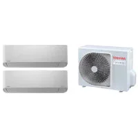 TOSHIBA 東芝 RAS-M10N4KCVx2+RAS-2M18J2ACV-HK 一拖二 變頻淨冷 多聯式分體冷氣機