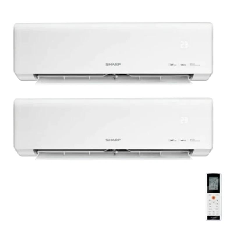 SHARP 聲寶 AU-XM18CCA / AH-XM9CCA x2 一拖二 1匹+1匹 R32 變頻淨冷 分體式冷氣機