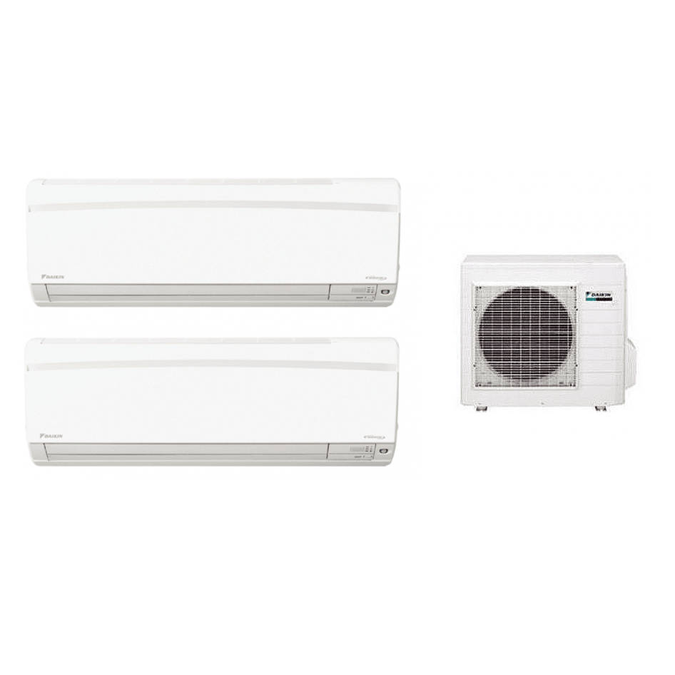 DAIKIN 大金 1匹+1匹 超級變頻冷暖 多聯型分體冷氣機 (2MXS50FV1B/FTXS25KVMNx2)