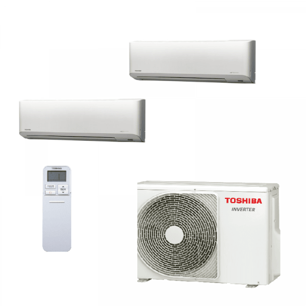 TOSHIBA 東芝 RAS-M10N4KVx2/RAS-2M18S3AV-E 1匹+1匹 一拖二 變頻冷暖分體式冷氣機